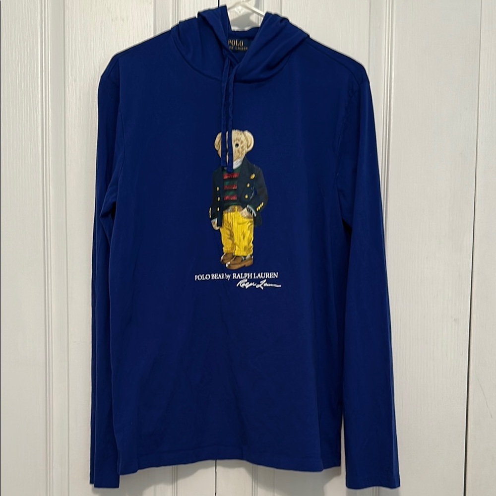 Polo by Ralph Lauren Men's Navy Bear Hoodie